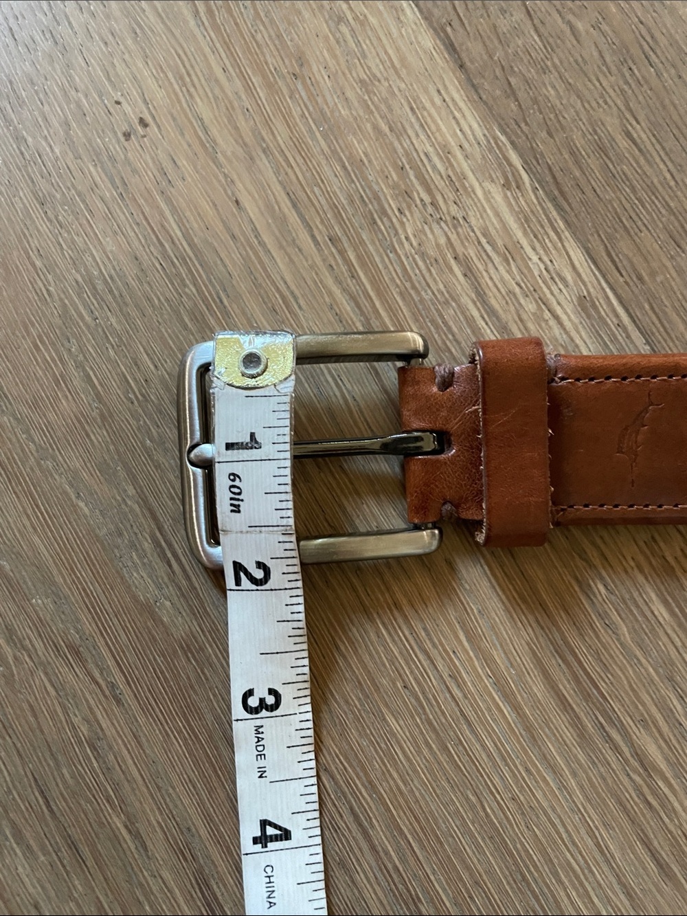Tommy Bahama Belt Stretch Webbing Brown Leather Ends Mens Size L/XL - Picture 5 of 8